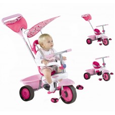 Велосипед Smart Trike Fresh новый 3 в 1 розово-белый